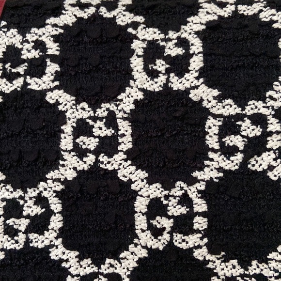 Gucci Dionysus GG Tweed Small Shoulder Bag in Black - Picture 5 of 16